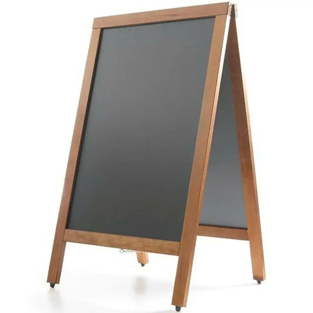 Hendi Krijtstoepbord | Hout | 500x450x850(h)mm