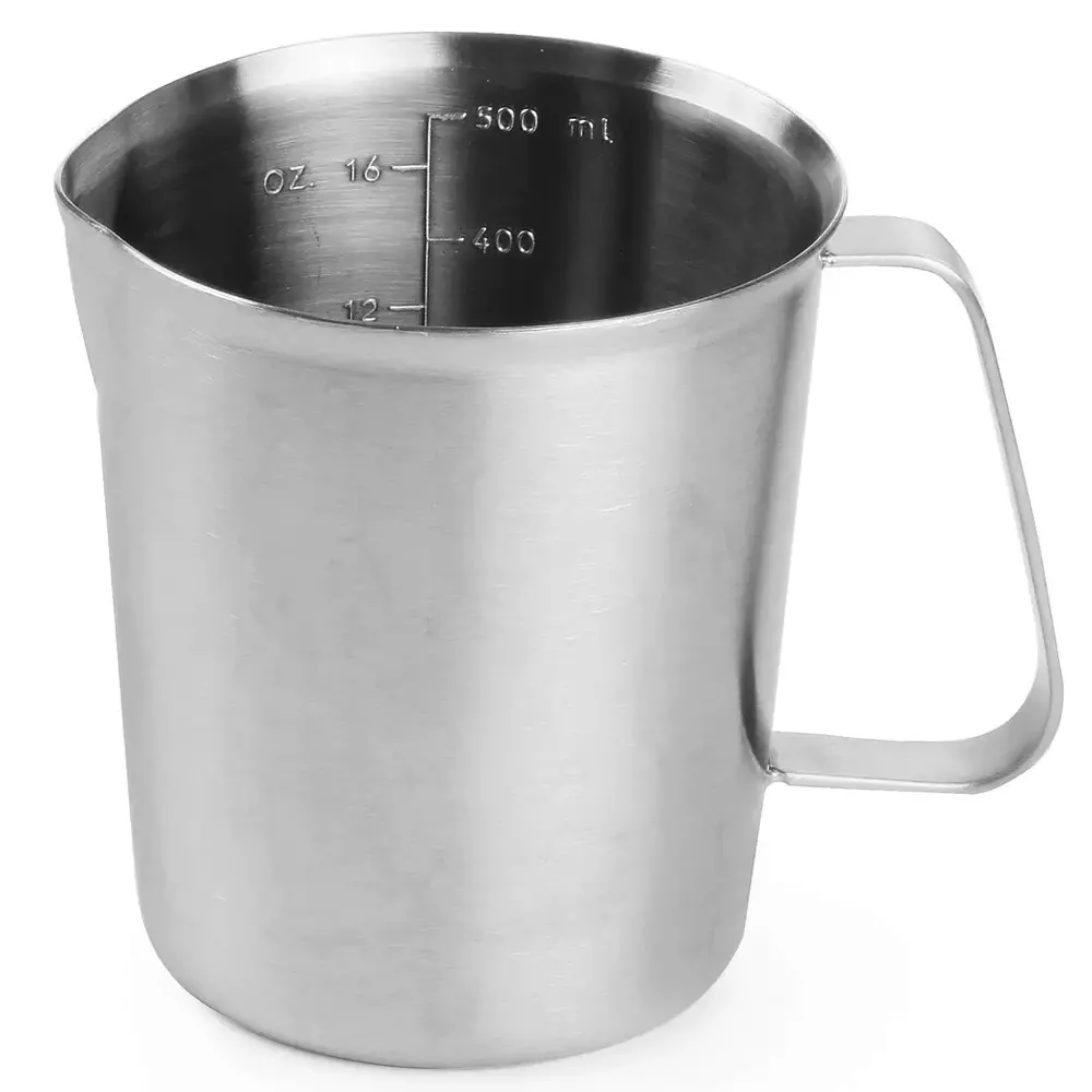 Hendi Maatbeker | Rvs | 0.5l | Maatverdeling | ø90x105(h)mm