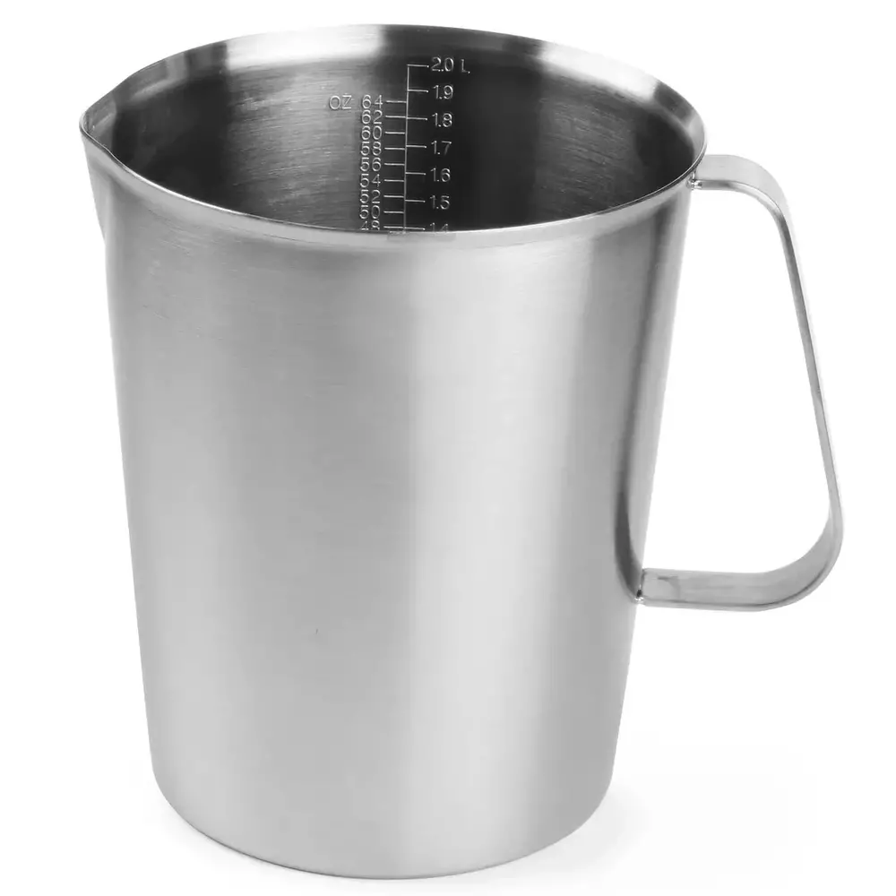Hendi Maatbeker | Rvs | 1L | Maatverdeling | ø120x130(h)mm