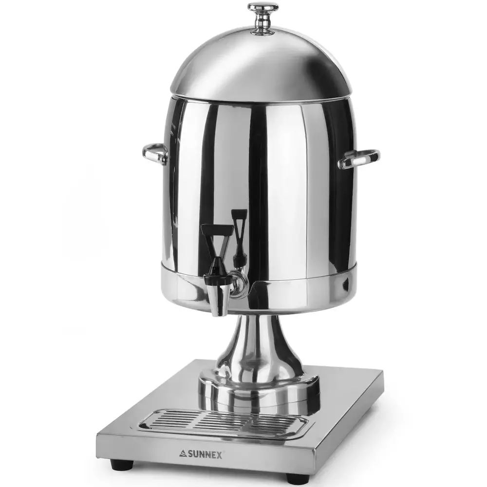 Hendi Melkdispenser | Rvs | 1x 10.5l | Passief Koelbaar | 260x360x536(h)mm