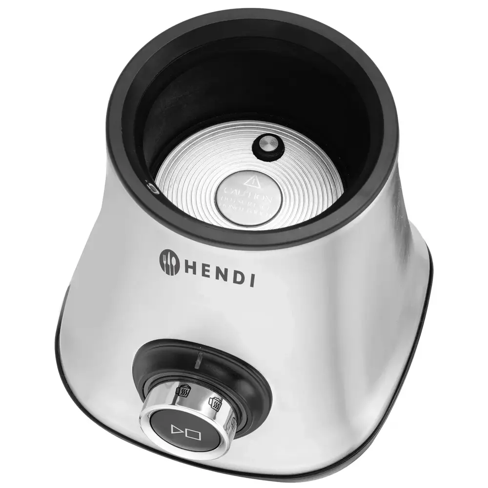 Hendi Melkopschuimer | 0.6l | Opschuimen + Verwarmen | 0.5kw (230v) | 200x167x245(h)mm