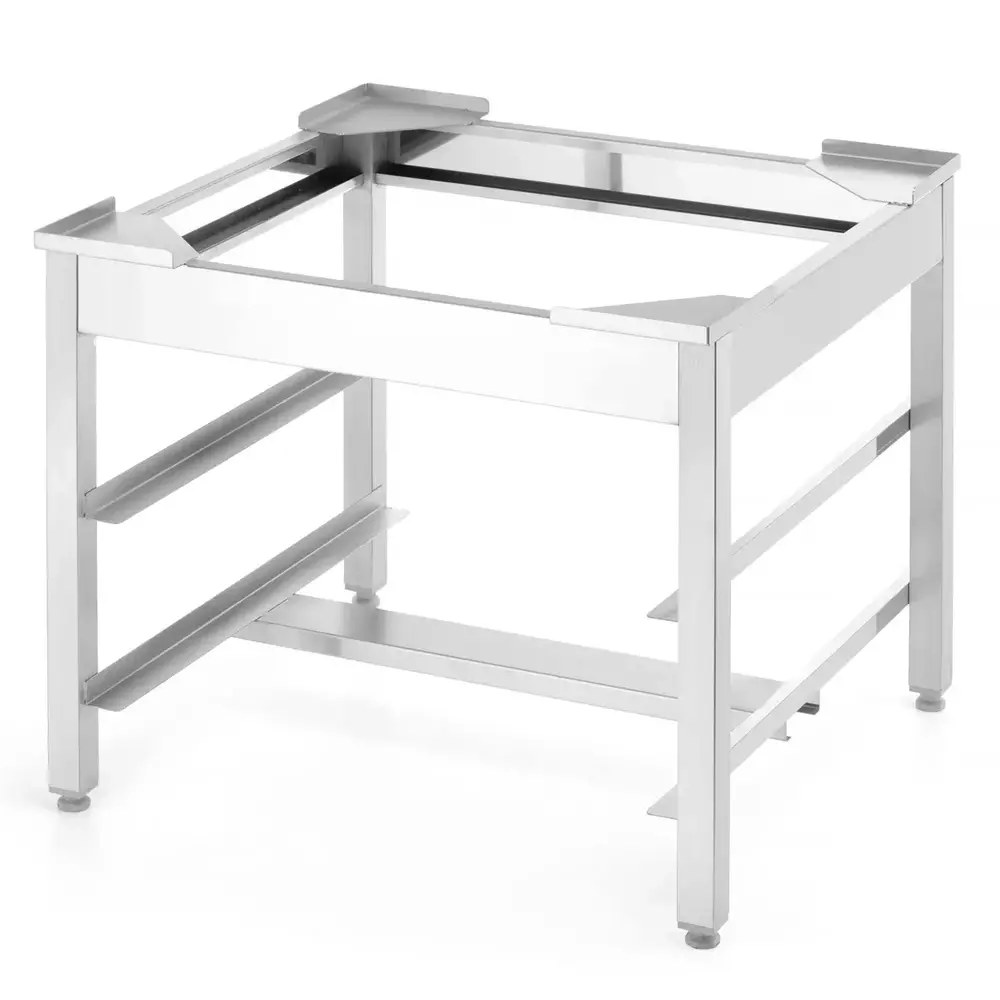Hendi Onderstel Vaatwasser | Rvs | 2 Niveaus (500x500) | Stelvoeten | 570x560x500(h)mm