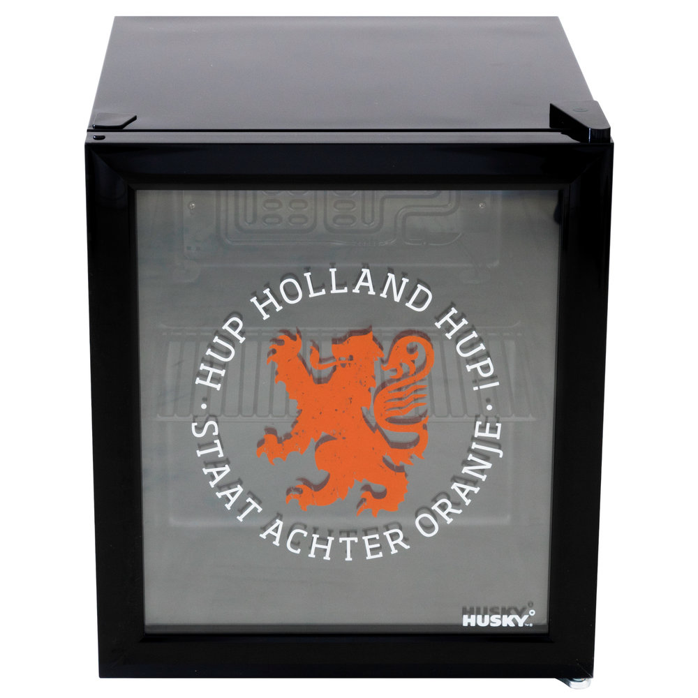 Husky Minibar | 46l | Zwart/oranje | 0°c/+10°c | Statisch | 430x460x510(h)mm