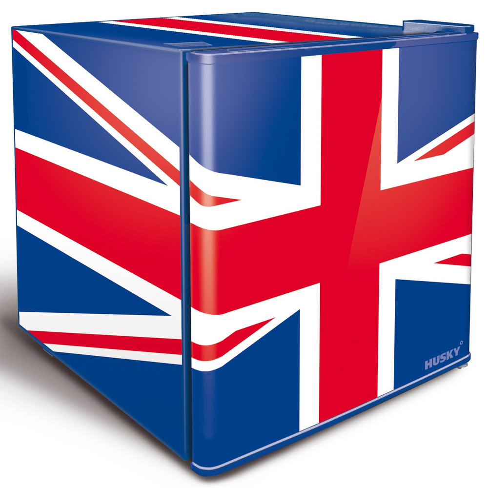 Husky Minibar | Energiezuinig | 43l | Union Jack | 0°c/+10°c | Statisch | 430x460x510(h)mm