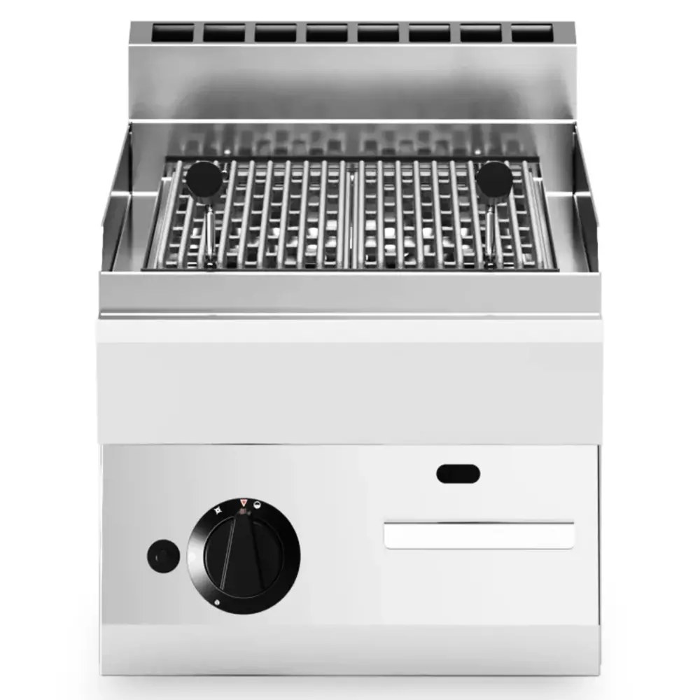 Modular Lavasteengrill | Fun 650 | Gas | Oppervlak 320x500 (gietijzer) | 5.5kw | Piëzo Ontsteking | 400x650x448(h)mm