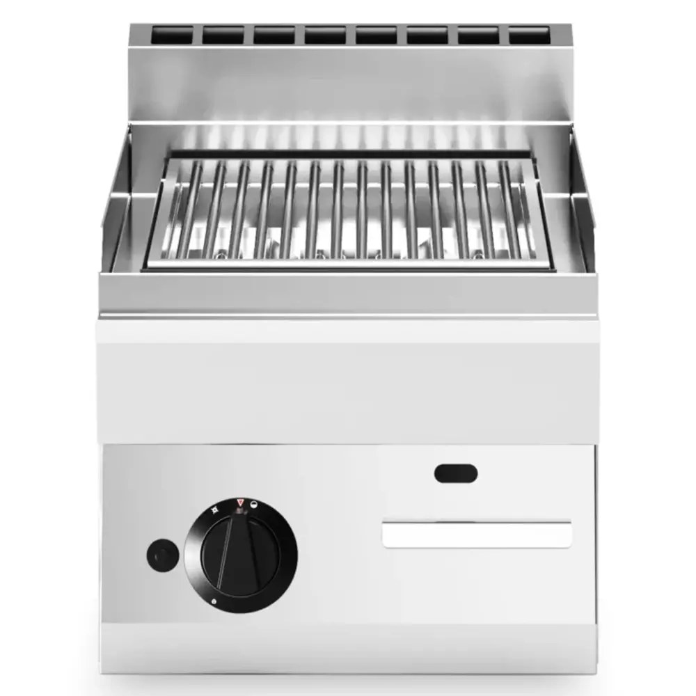 Modular Lavasteengrill | Fun 650 | Gas | Oppervlak 320x500 (rvs) | 5.5kw | Piëzo Ontsteking | 400x650x448(h)mm