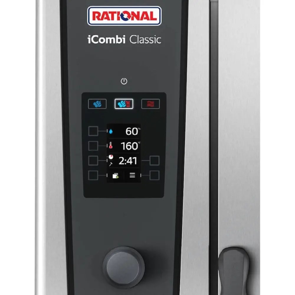 Rational Combisteamer | Icombi Classic | Elektrisch | 6 Niveaus (1/1 Gn) | 30°c/300°c | 10.8kw (400v) | 850x842x804(h)mm