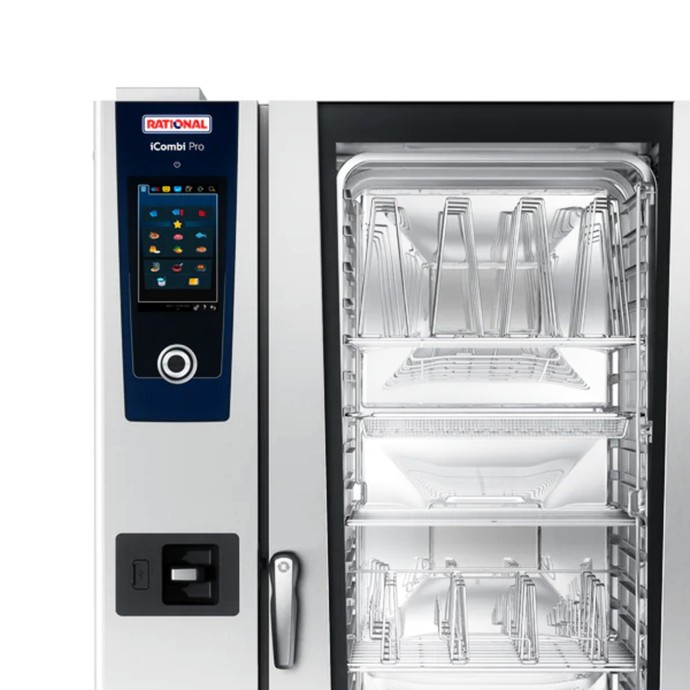 Rational Combisteamer | Icombi Pro | Elektrisch | 20 Niveaus (2/1 Gn) | 30°c/300°c | 67.9kw (400v) | Touchscreen | 1082x1117x1872(h)mm