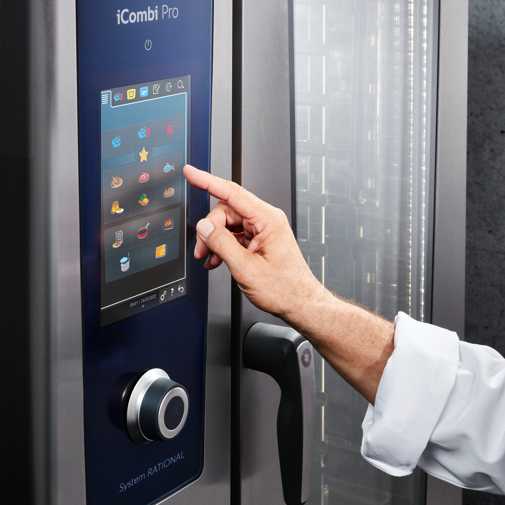 Rational Combisteamer | Icombi Pro | Elektrisch | 20 Niveaus (2/1 Gn) | 30°c/300°c | 67.9kw (400v) | Touchscreen | 1082x1117x1872(h)mm
