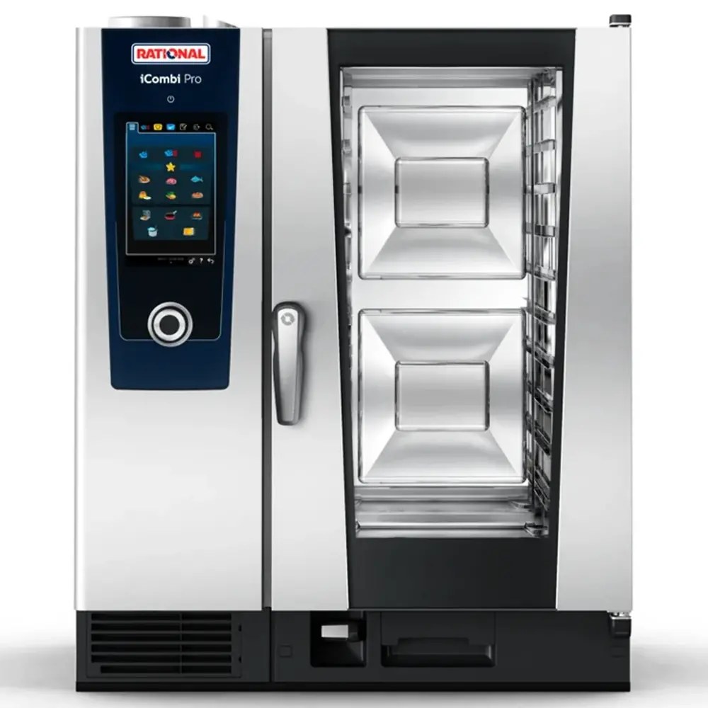 Rational Combisteamer | Icombi Pro | Elektrisch | 10 Niveaus (1/1 Gn) | 30°c/300°c | 18.9kw (400v) | Touchscreen | 850x842x1064(h)mm