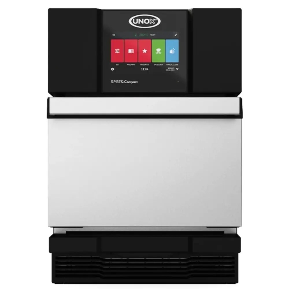 Unox High Speed Oven | Speed.compact Eco | Elektrisch | 30°c/280°c | Hetelucht + Magnetron | 3.6kw (230v) | Touchscreen + Wifi | 424x719x616(h)mm