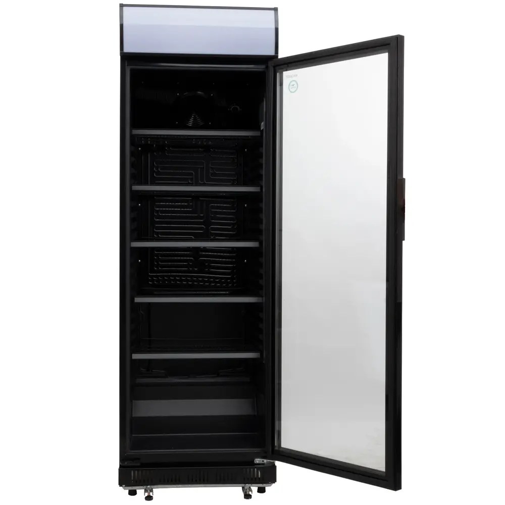 Exquisit Koelkast | 300l | Zwart | 0°c/+10°c | Geforceerd | 620x595x1920(h)mm