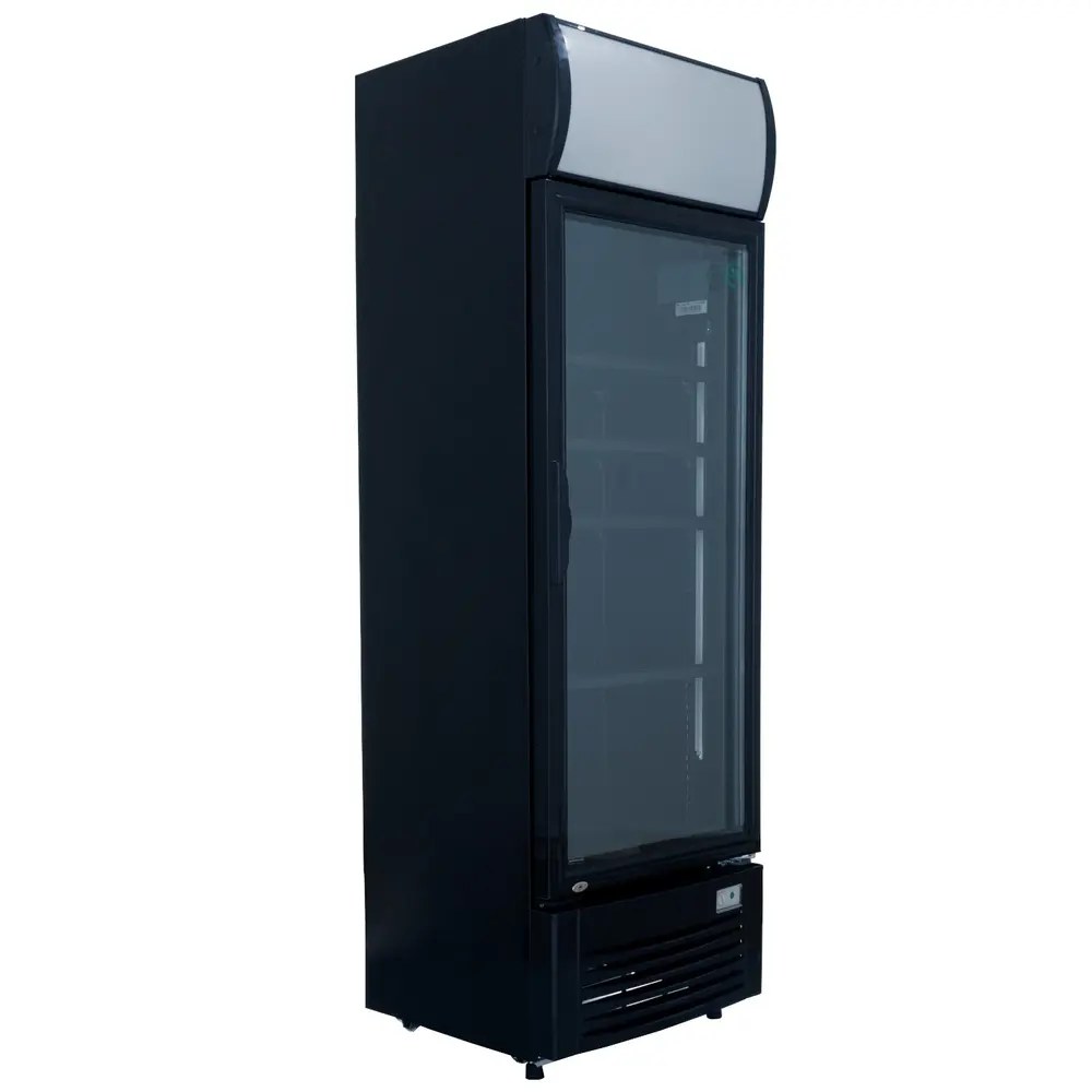 Exquisit Koelkast | 300l | Zwart | 0°c/+10°c | Geforceerd | 620x595x1920(h)mm