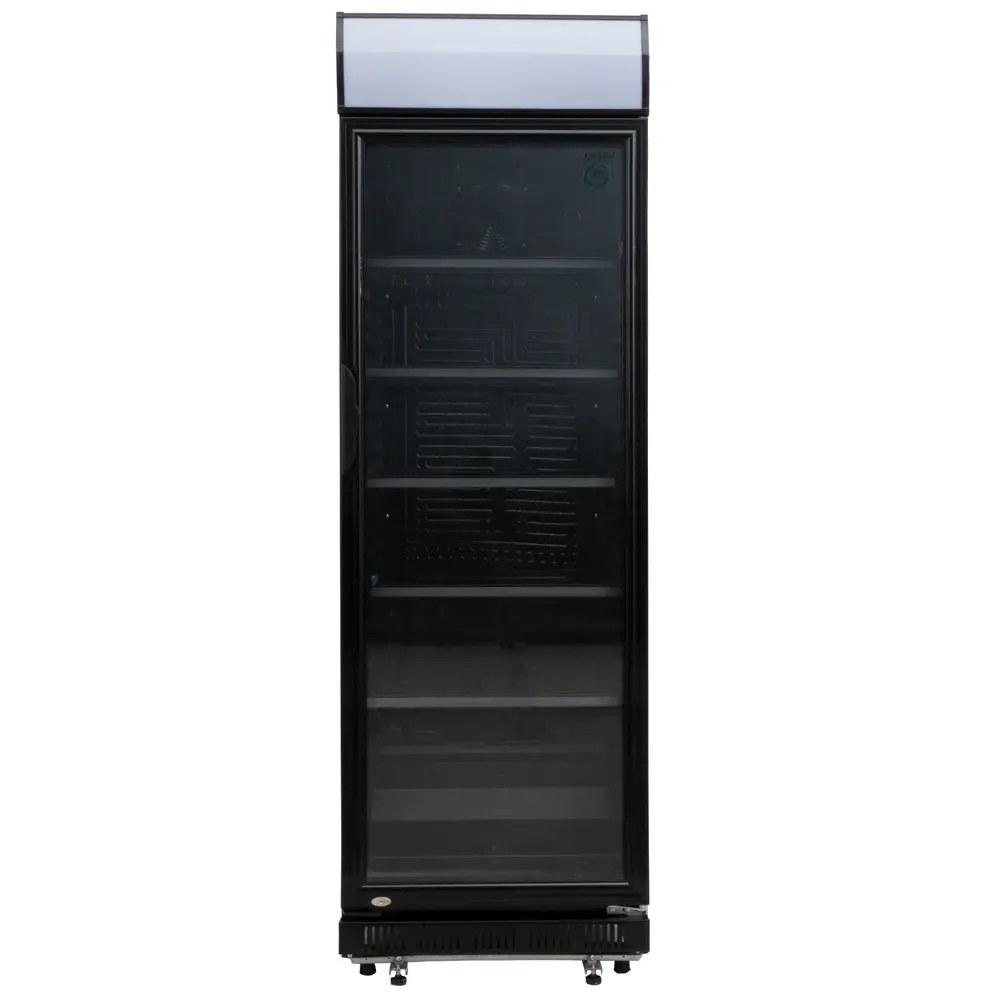 Exquisit Koelkast | 347l | Zwart | 0°c/+10°c | Geforceerd | 620x635x1935(h)mm