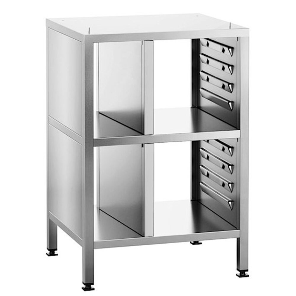 Rational Onderstel | Rational Icombi Pro XS | 8 Niveaus (2/3 Gn) + 2 Vakken | 639x563x932(h)mm