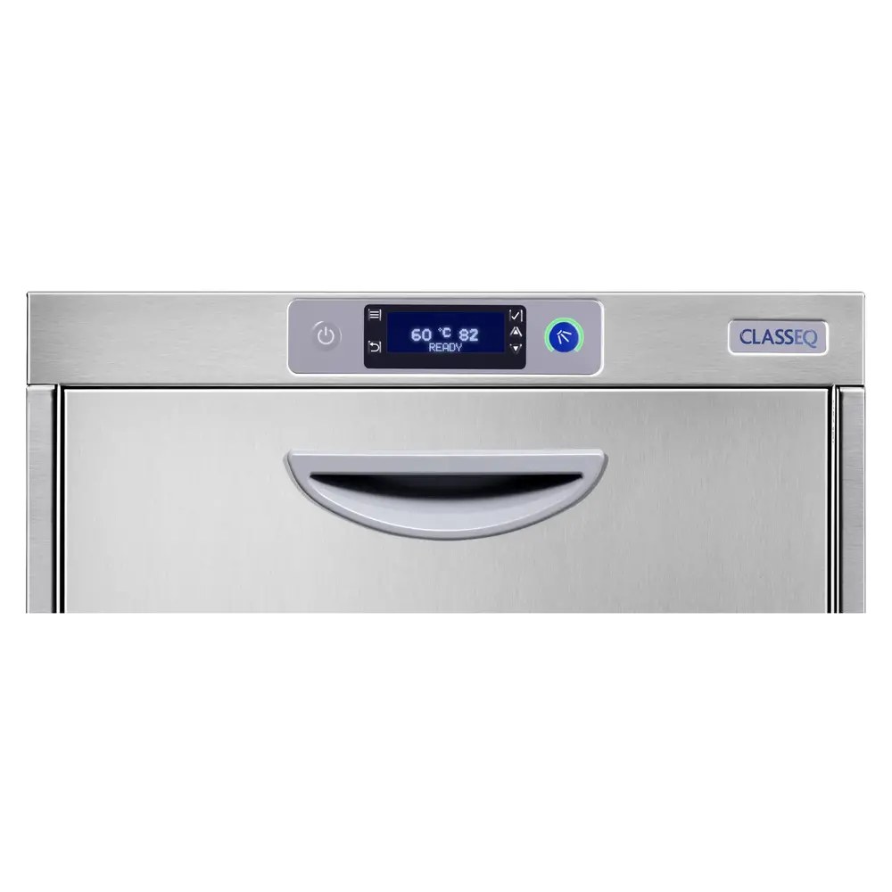 Classeq Horeca Vaatwasser | C500 | Mand 500x500 | Afvoerpomp | Zeeppomp | Naglanspomp | 230v/400v | 600x600x820/850(h)mm