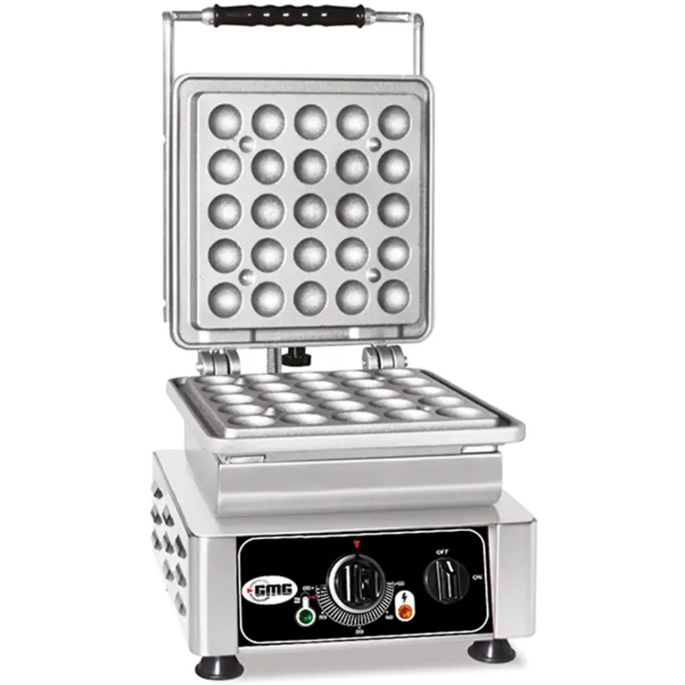 Gmg Lokmaijzer | Lokmia D | Enkel | Lokma (ø35mm) | 50°c/300°c | 2.2kw (230v) | Verwisselbare Wafelvorm | 300x440x320(h)mm