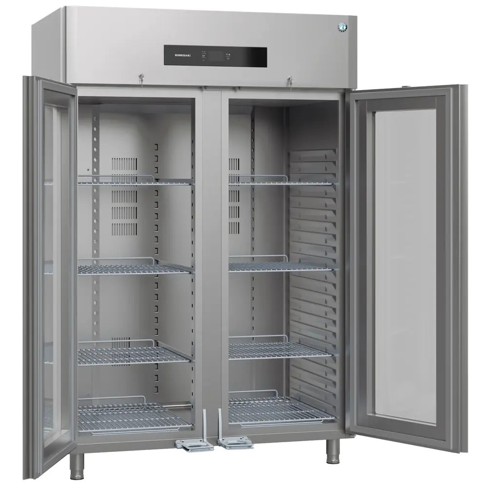 Hoshizaki Koelkast | Premier | 1400l (2/1 Gn) | Rvs | +2°c/+12°c | Geforceerd | Voetbediening | 1380x848x2080/2130(h)mm