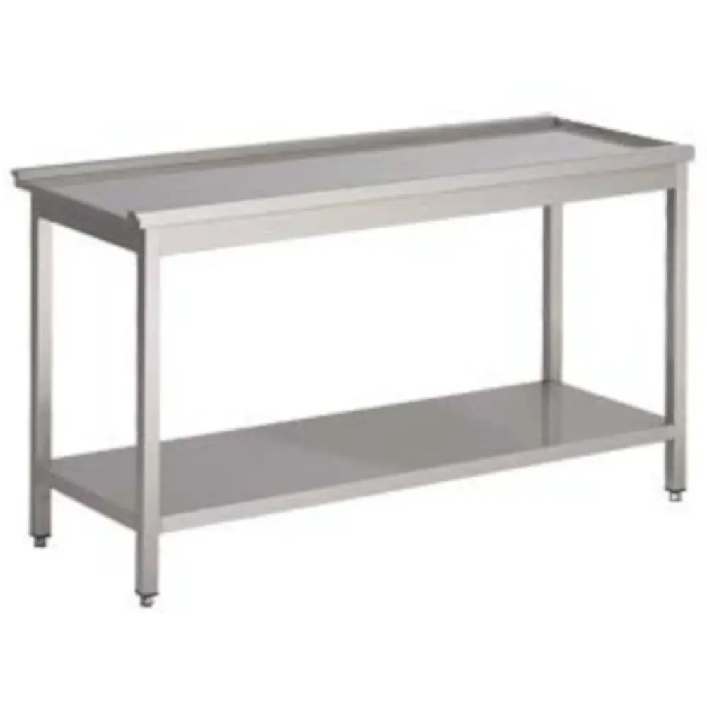 Combisteel Afvoertafel (links) | Rvs | Bodemschap | 1500x750x900(h)mm