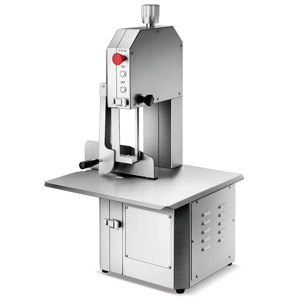 Combisteel Beenderzaag | Rvs | Werkoppervlak 529x473 | Zaaglengte 1650 | Werkhoogte 311 | 0.75kw (230v) | 529x478x902(h)mm