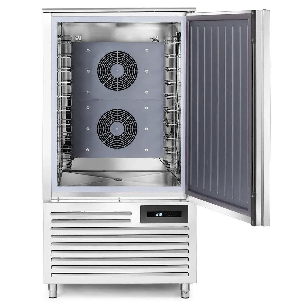 Arktic by Hendi Blastchiller | 10 Niveaus (en/gn) | Max. 25kg (koelen) / 20kg (vriezen) | 1.49kw (230v) | 750x740x1290(h)mm