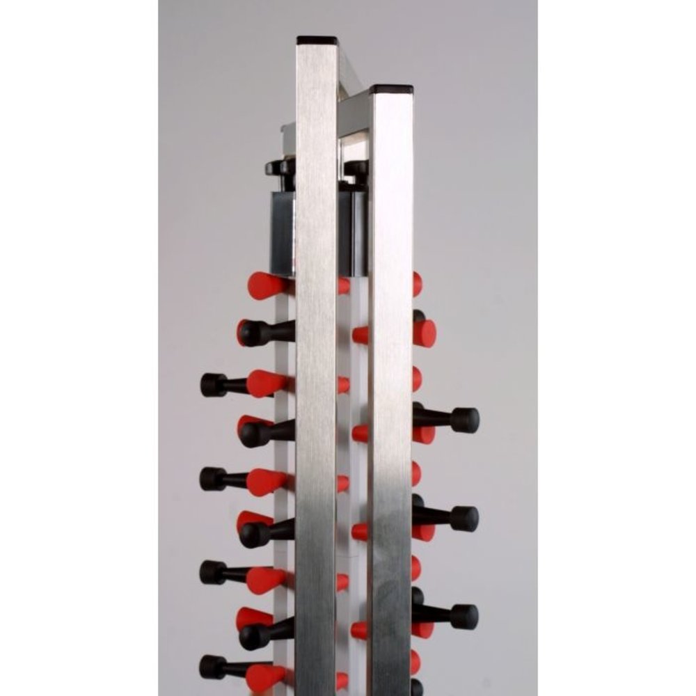 Combisteel Bordenrek Trolley Inklapbaar | Geschikt Voor 84 Borden | 480x480x1890(h)mm