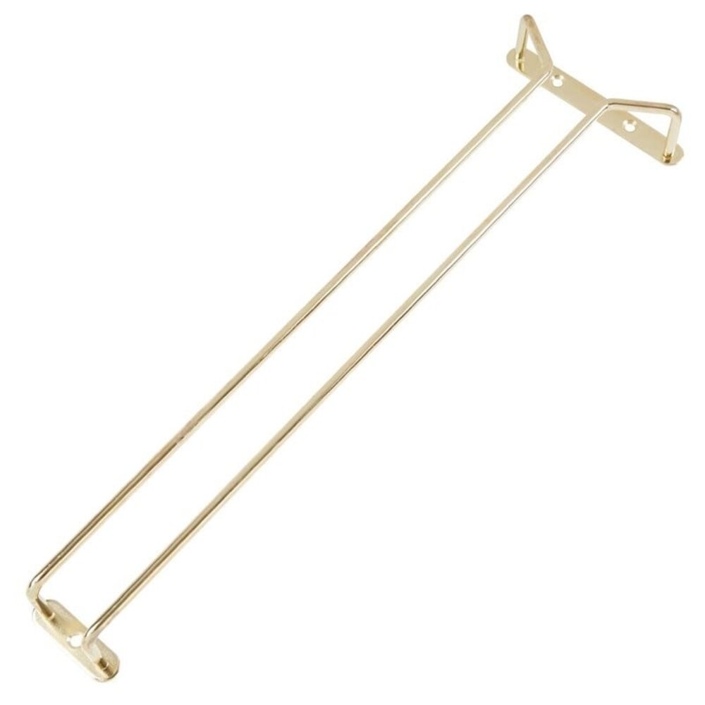 Gastronoble Glasrek | Gepolijst Messing | Lengte 610mm
