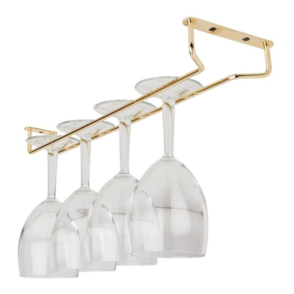Gastronoble Glasrek | Gepolijst Messing | Lengte 610mm