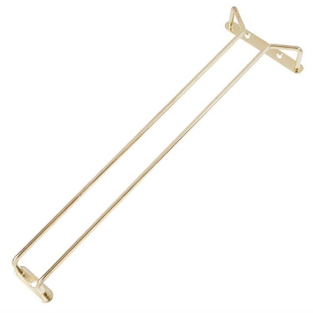 Gastronoble Glasrek | Gepolijst Messing | Lengte 410mm