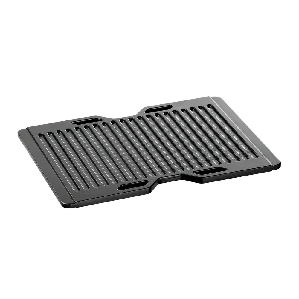 Bartscher Grillplaat | Snackjet 200/500 | Aluminium (antiaanbaklaag) | Gegroefd | 280x205x20(h)mm