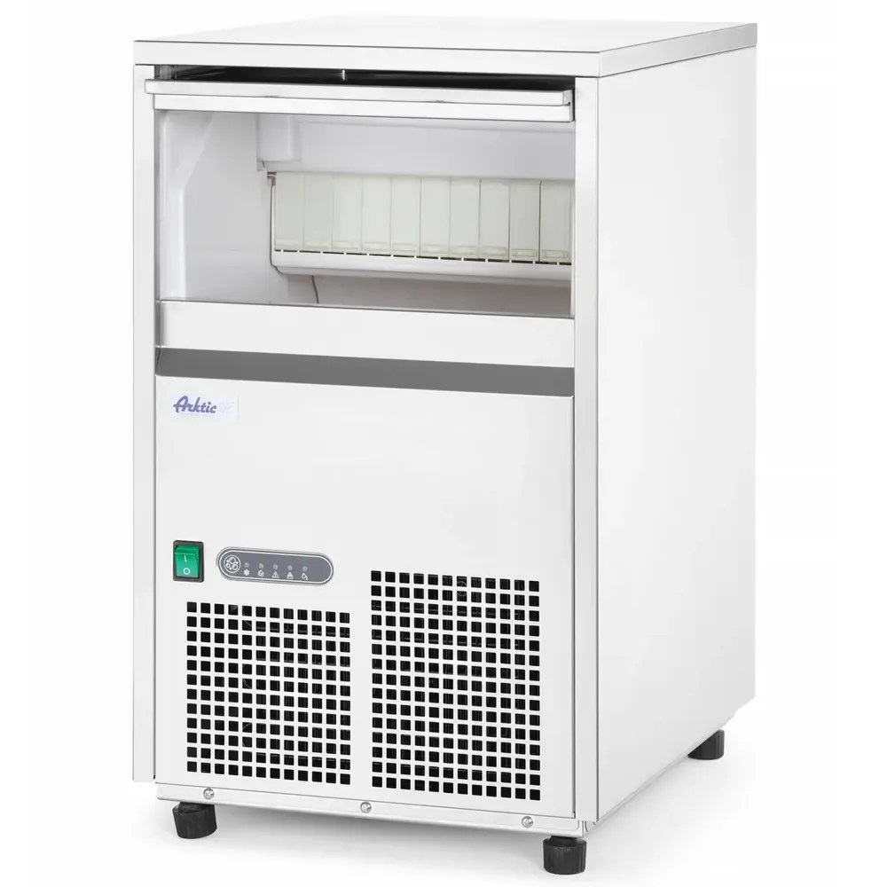 Arktic by Hendi Ijsblokjesmachine | Volle Blokjes | 22kg/24u | Bunker 6kg | Luchtgekoeld | 380x520x637(h)mm