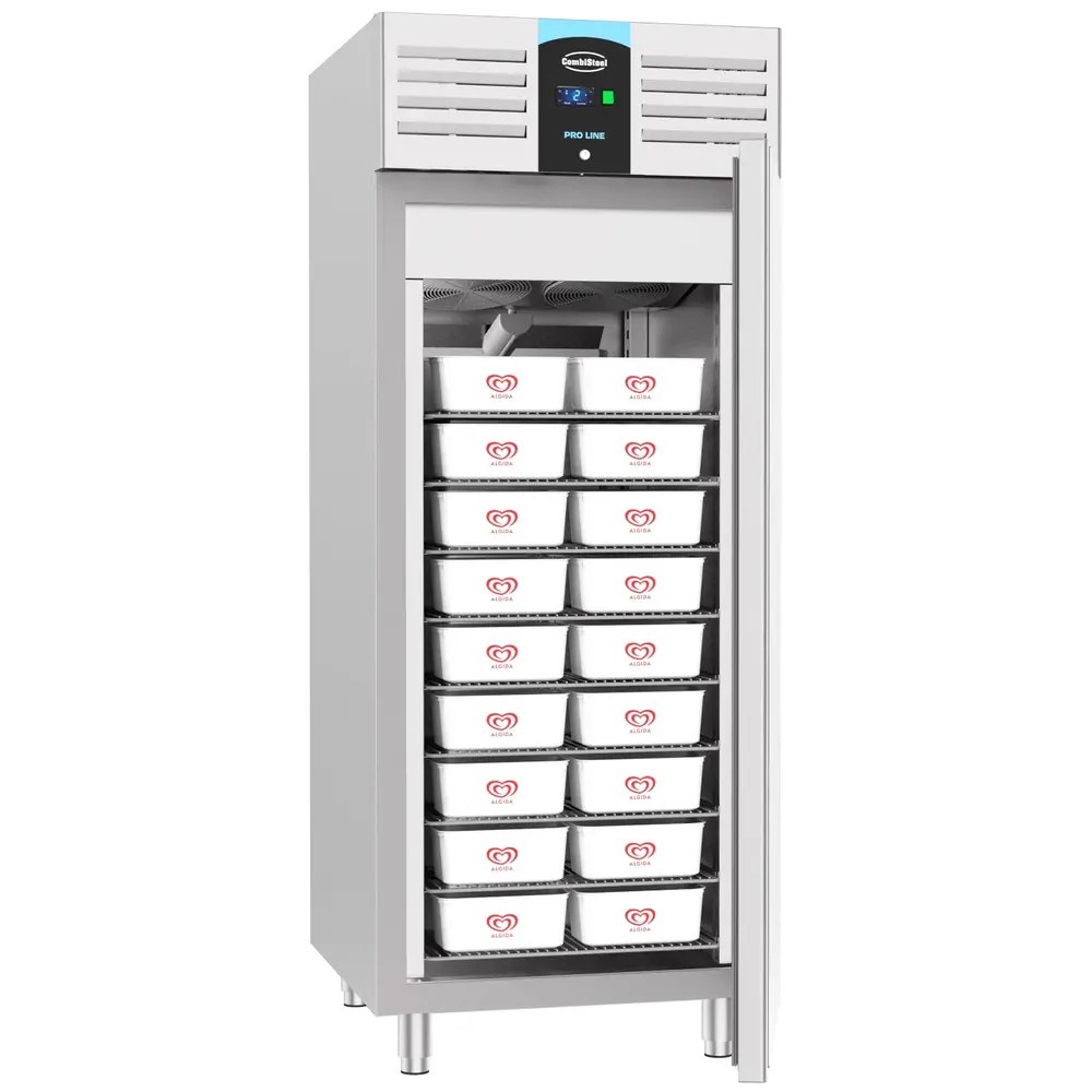 Combisteel Ijsvrieskast | Pro Line | 785l (54x 5l) | Rvs | -15°c/-25°c | Geforceerd | 820x920x2080(h)mm