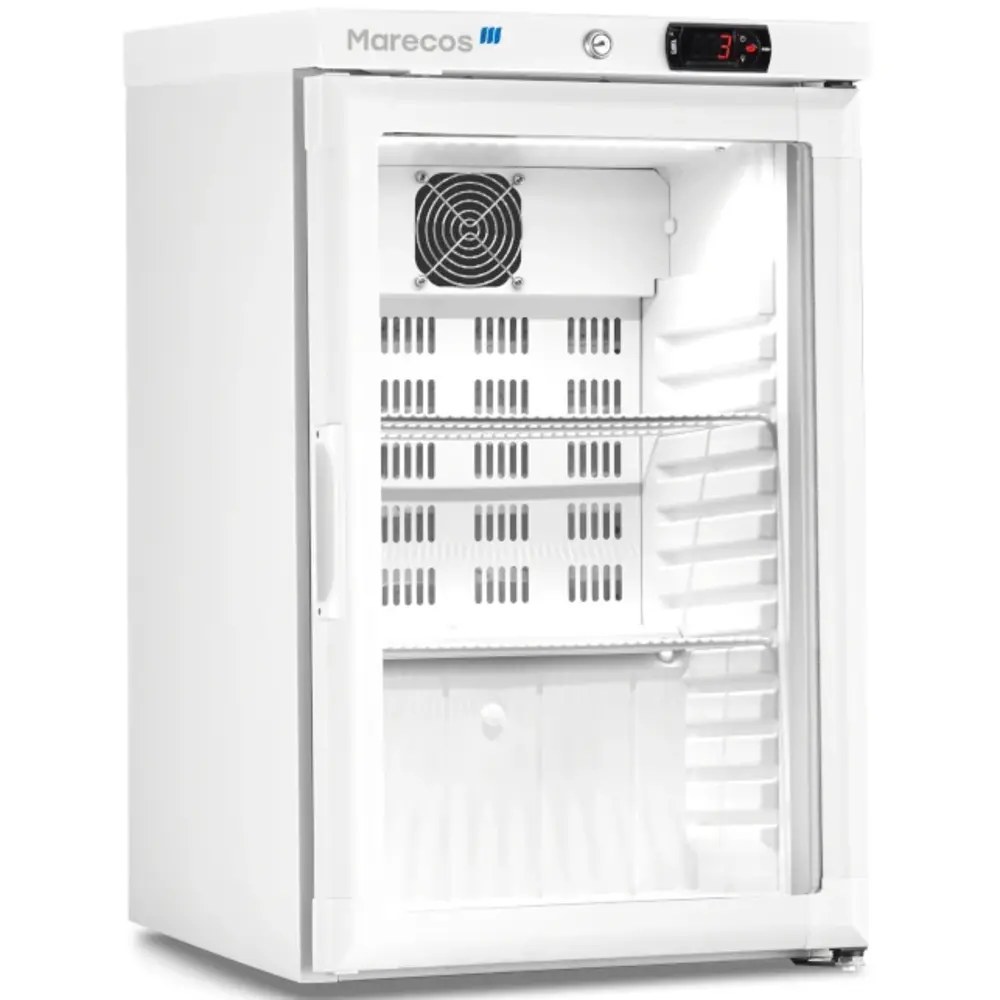 Gastro-inox Koelkast | 30l | Wit | +1°c/+8°c | Statisch + Ventilator | 450x470x740(h)mm