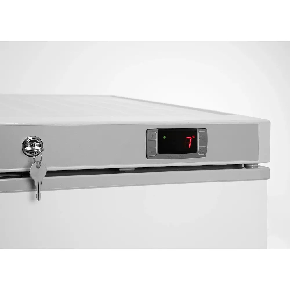 Arktic by Hendi Koelkast | Budgetline | Energiezuinig | 200l | Wit | 0°c/+8°c | Statisch + Ventilator | Deuralarm | 598x623x838(h)mm