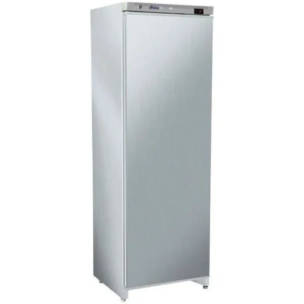 Arktic by Hendi Koelkast | Budgetline | 400l | Rvs | 0°c/+8°c | Statisch + Ventilator | Deuralarm | Wielen | 600x701x1875(h)mm