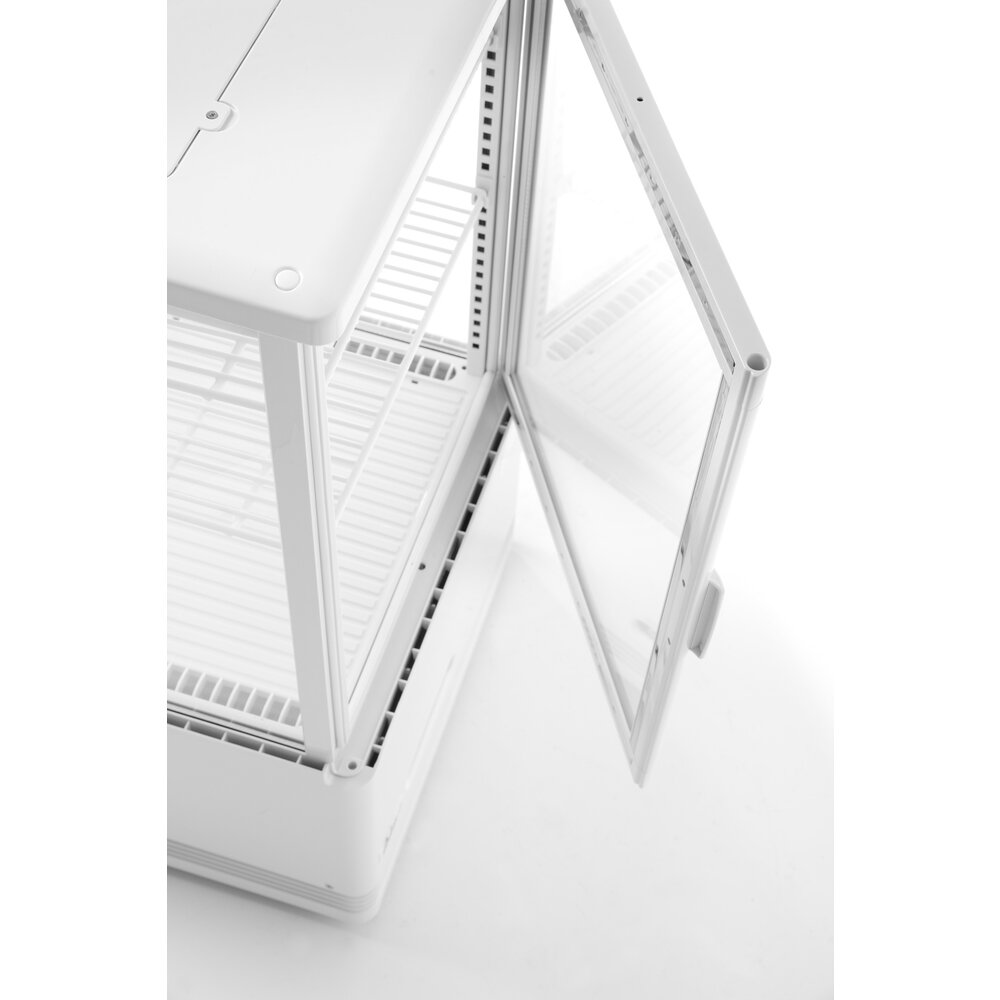 Arktic by Hendi Koelvitrine | 68l | Wit | +2°c/+6°c | 4 Niveaus | 452x406x891(h)mm