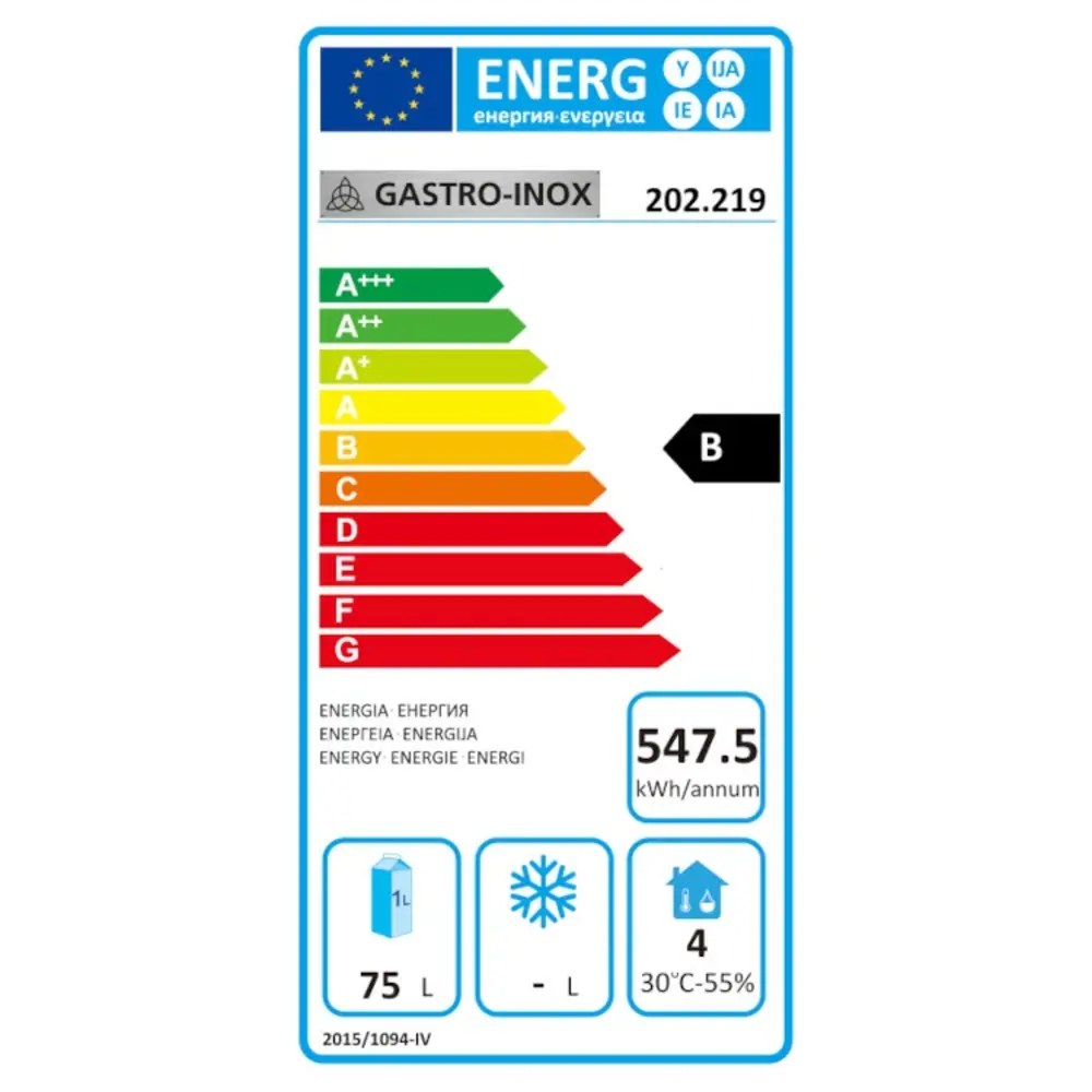 Gastro-inox Koelwerkbank | 124l | 2 Laden (1/1 Gn) | +2°c/+8°c | Geforceerd | 925x700x860(h)mm