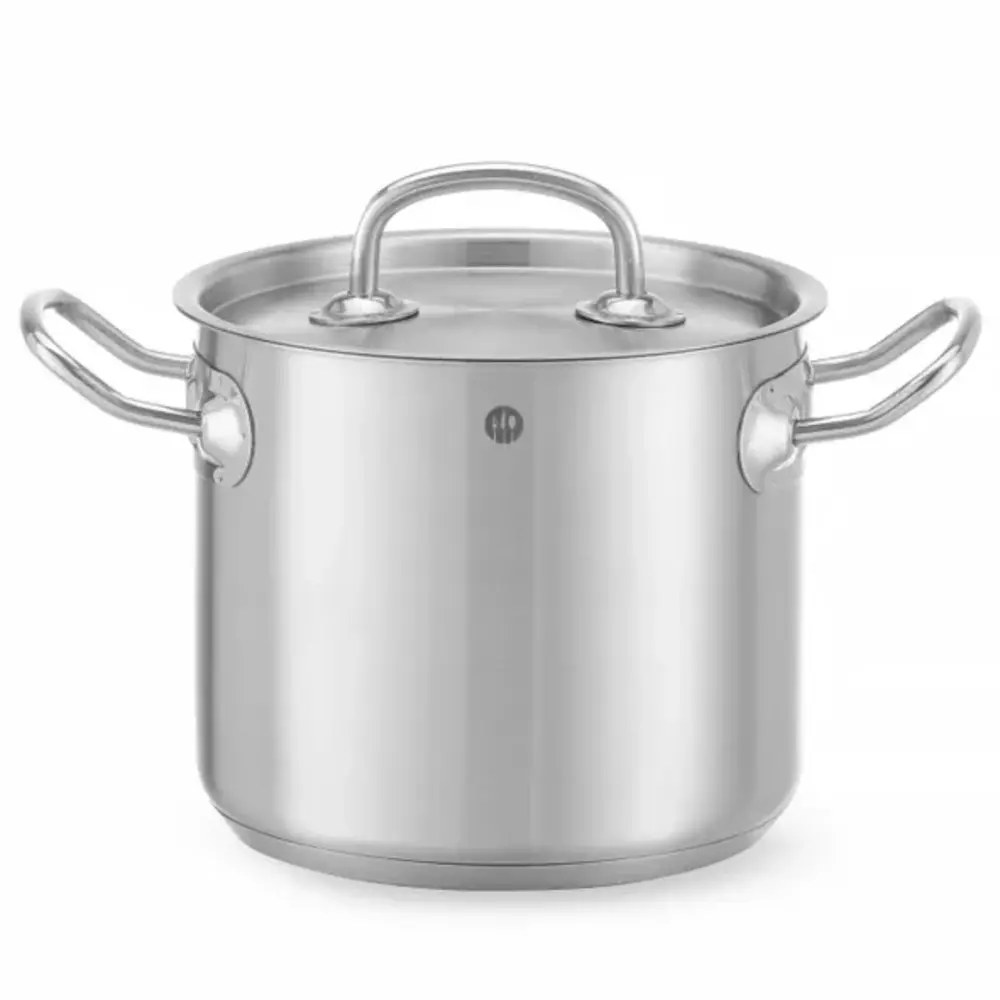 Hendi Kookpan | Kitchenline | Rvs | 2.8l | Div. Warmtebronnen | Incl. Deksel | ø160x140(h)mm