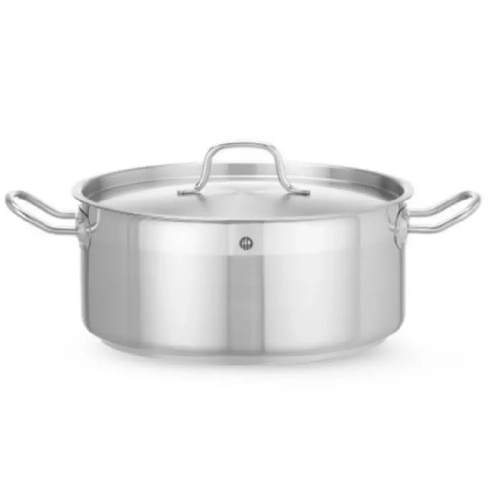 Hendi Kookpan | Profiline | Rvs | 7.5l | Div. Warmtebronnen | Incl. Deksel | ø280x120(h)mm