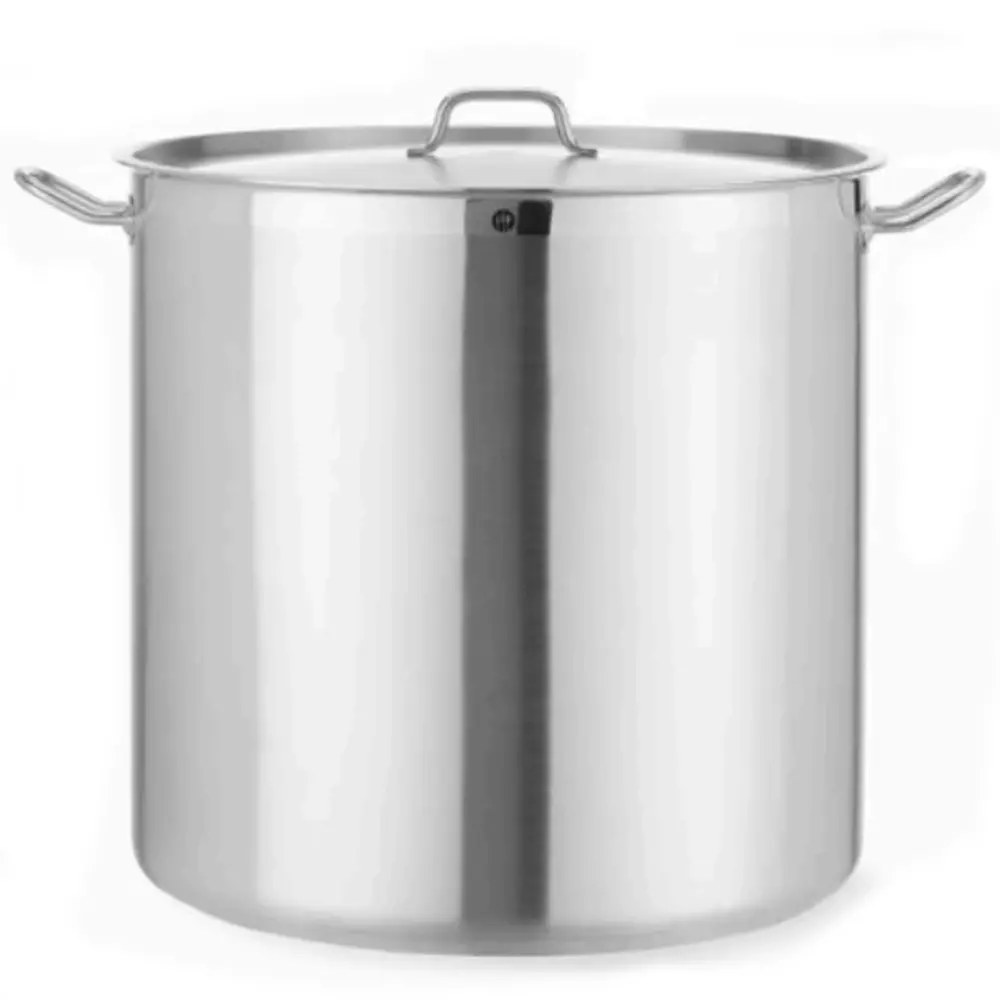 Hendi Kookpan | Profiline | Rvs | 95l | Div. Warmtebronnen | Incl. Deksel | ø500x500(h)mm