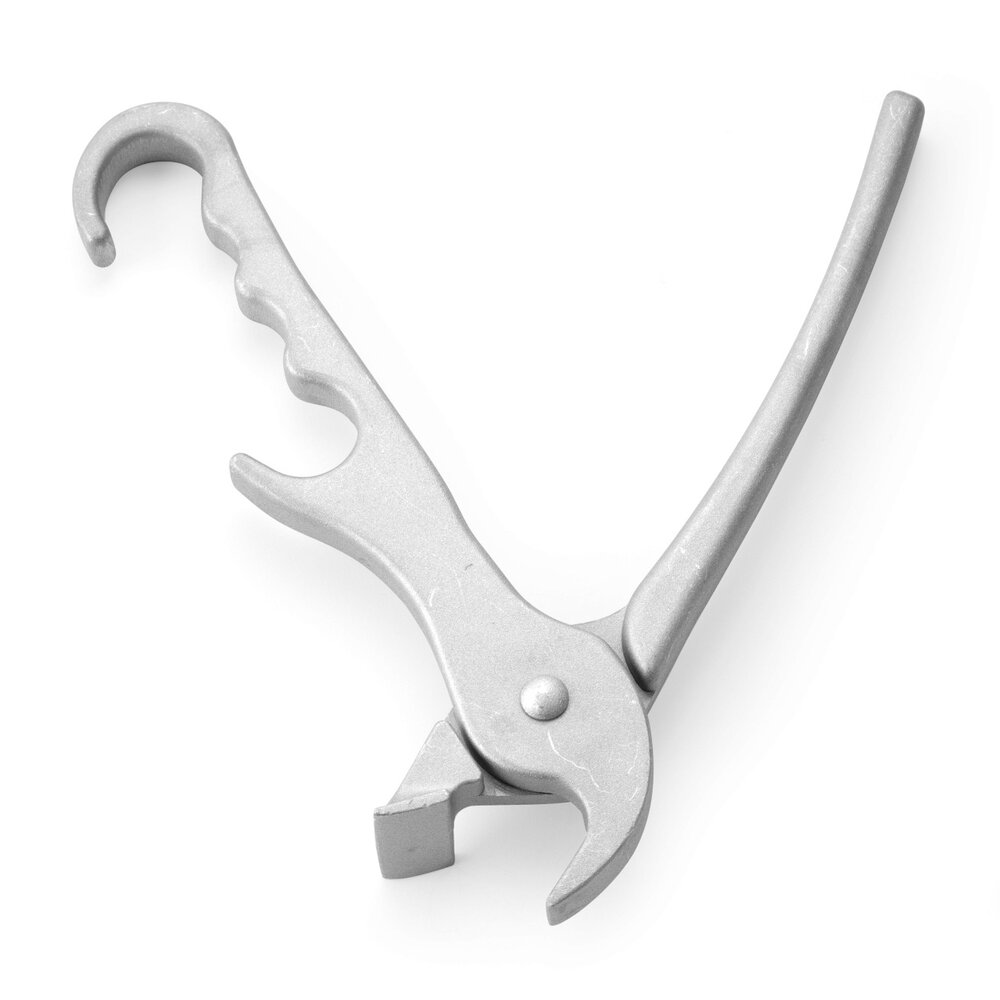 Hendi Pannengrijper | Aluminium | Ergonomische Handgreep | Lengte 200mm