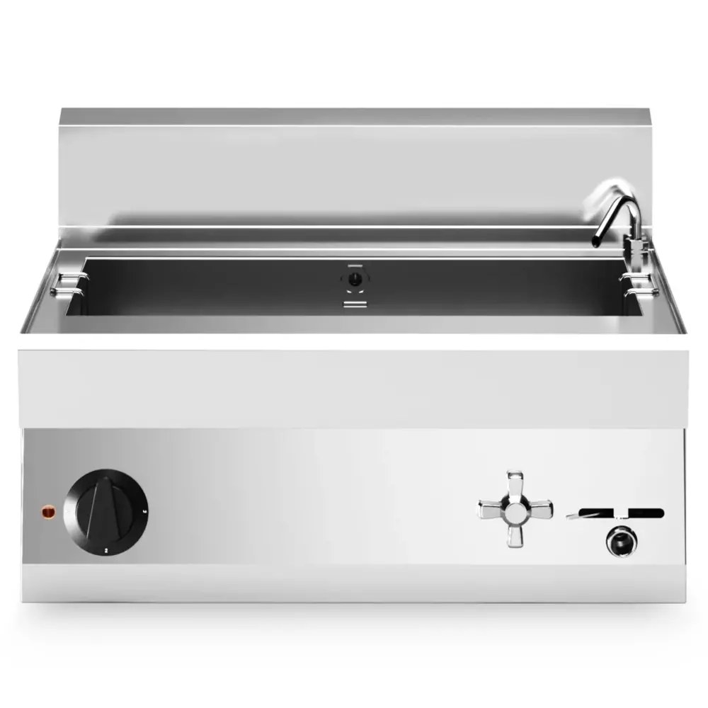 Modular Pastakoker | Fun 650 | Elektrisch | 40l | 9kw (400v) | Vulkraan + Aftapkraan | 700x650x448(h)mm
