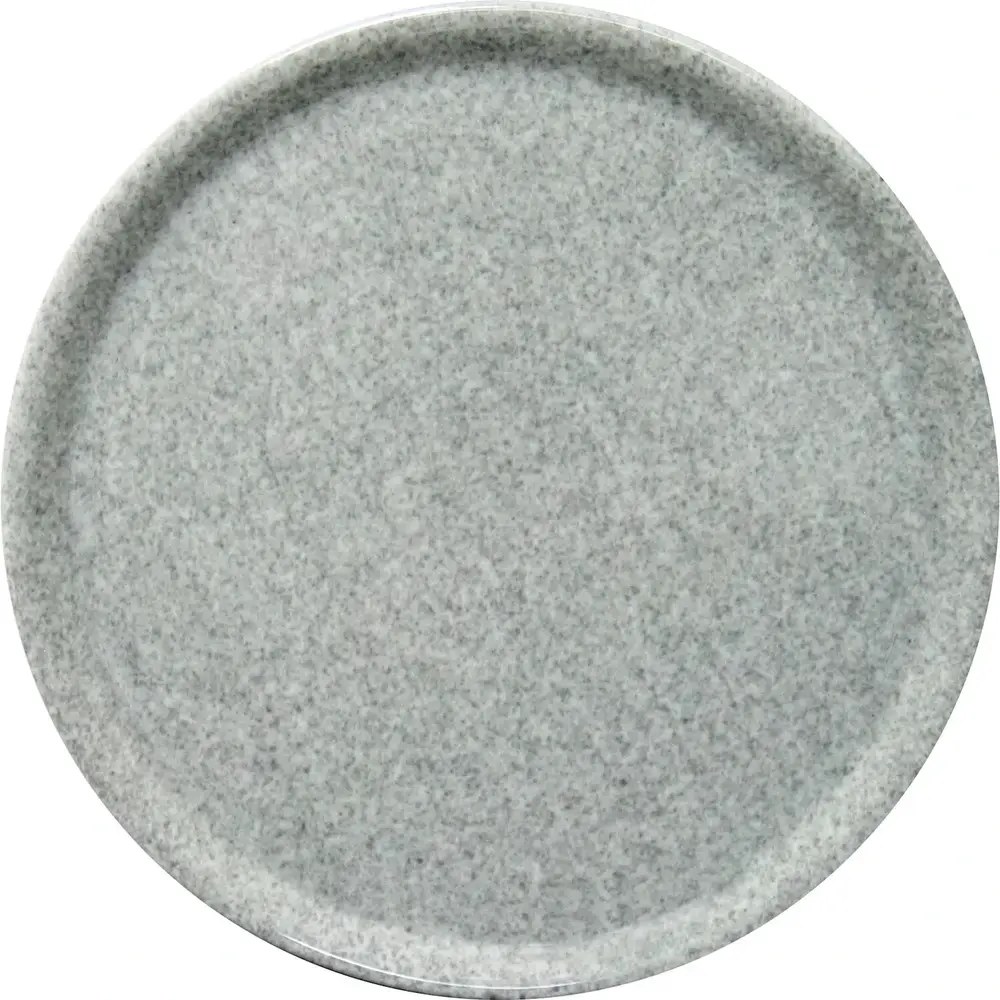 Hendi Pizza-/pannenkoekenborden | Granite | Porselein | Grijs | 6 Stuks | ø310x17(h)mm