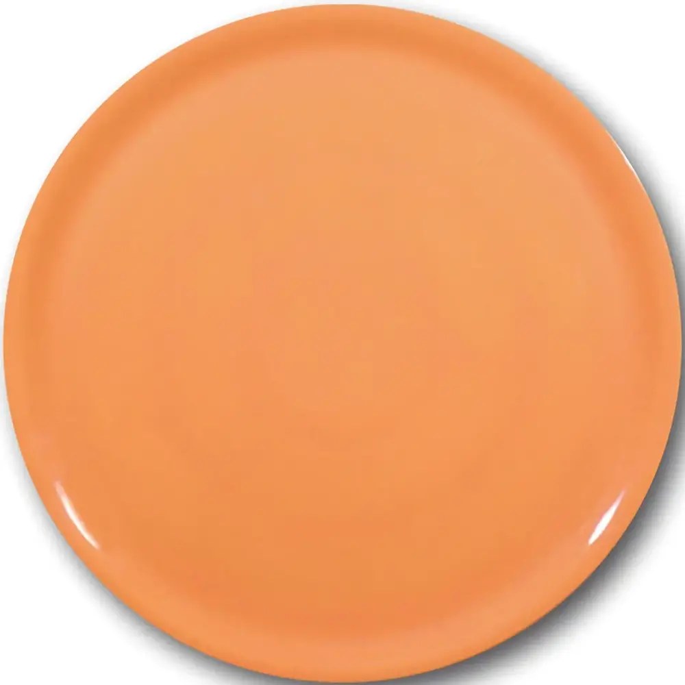Hendi Pizza-/pannenkoekenborden | Speciale | Porselein | Oranje | 6 Stuks | ø330x18(h)mm