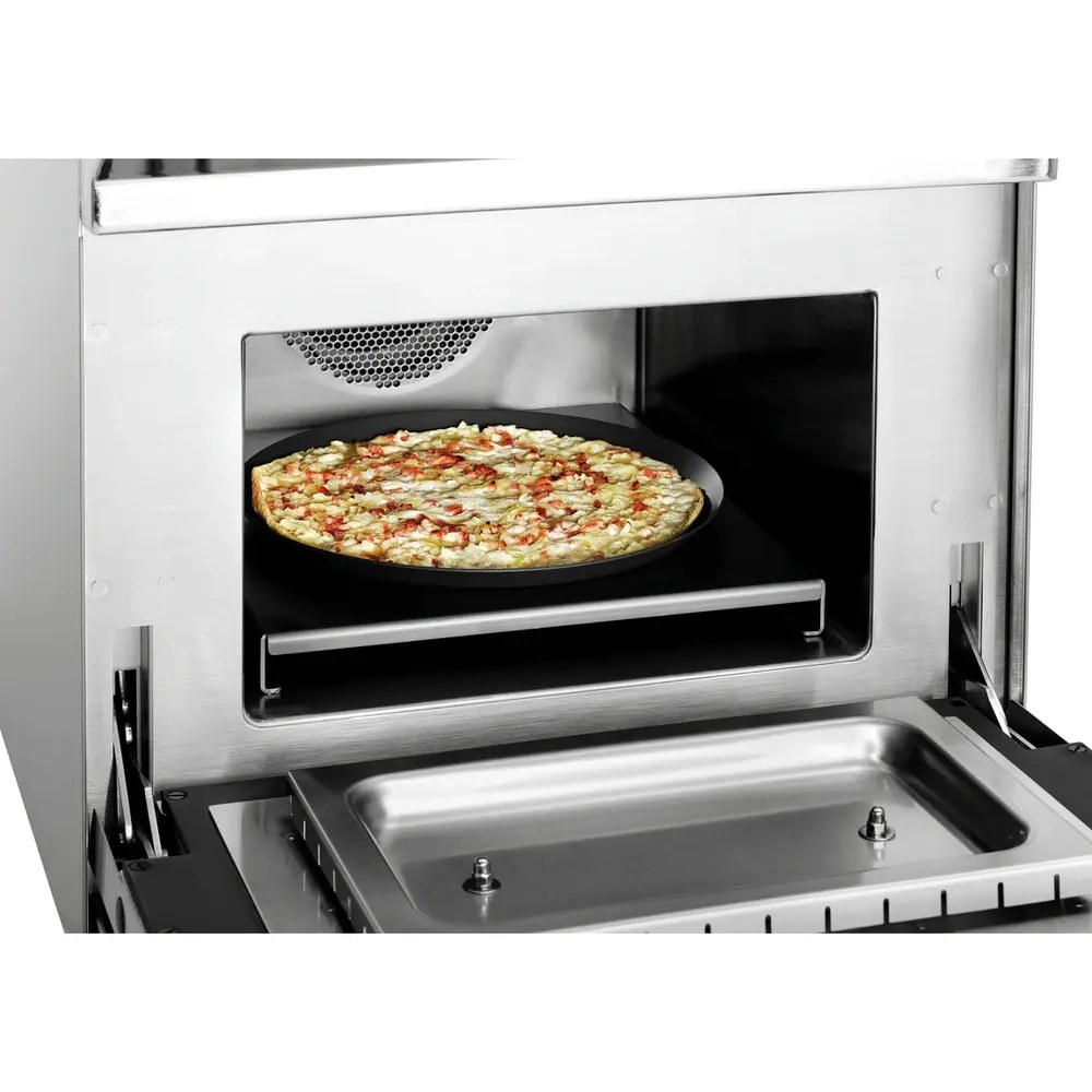 Bartscher Pizzaplaat | Snackjet 200/500 | Aluminium (antiaanbaklaag) | ø260x15(h)mm