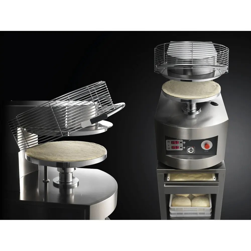 Cuppone Pizzapletter | Pizzaform | ø50-52cm | Verwarmde Boven-/onderplaat | 6.6kw (400v) | 560x710x860(h)mm