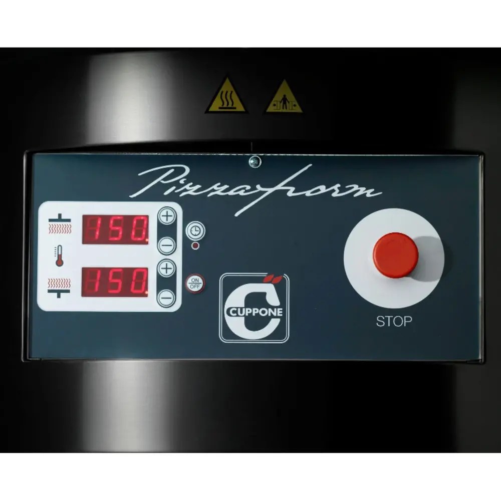Cuppone Pizzapletter | Pizzaform | ø50-52cm | Verwarmde Boven-/onderplaat | 6.6kw (400v) | 560x710x860(h)mm