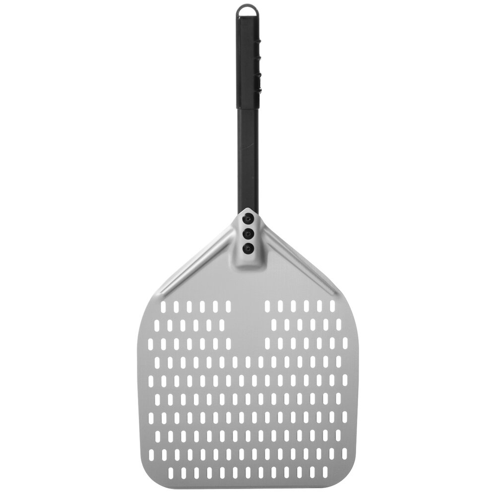 Hendi Pizzaschep | Oppervlak 350x350mm | Aluminium (geperforeerd) | Lengte 710mm