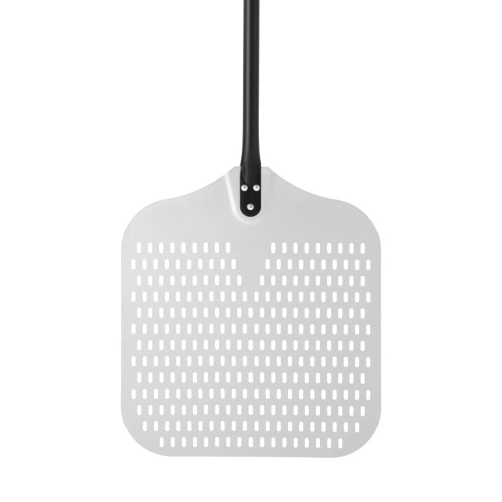 Hendi Pizzaschep | Oppervlak 405x405mm | Aluminium (geperforeerd) | Lengte 1320mm