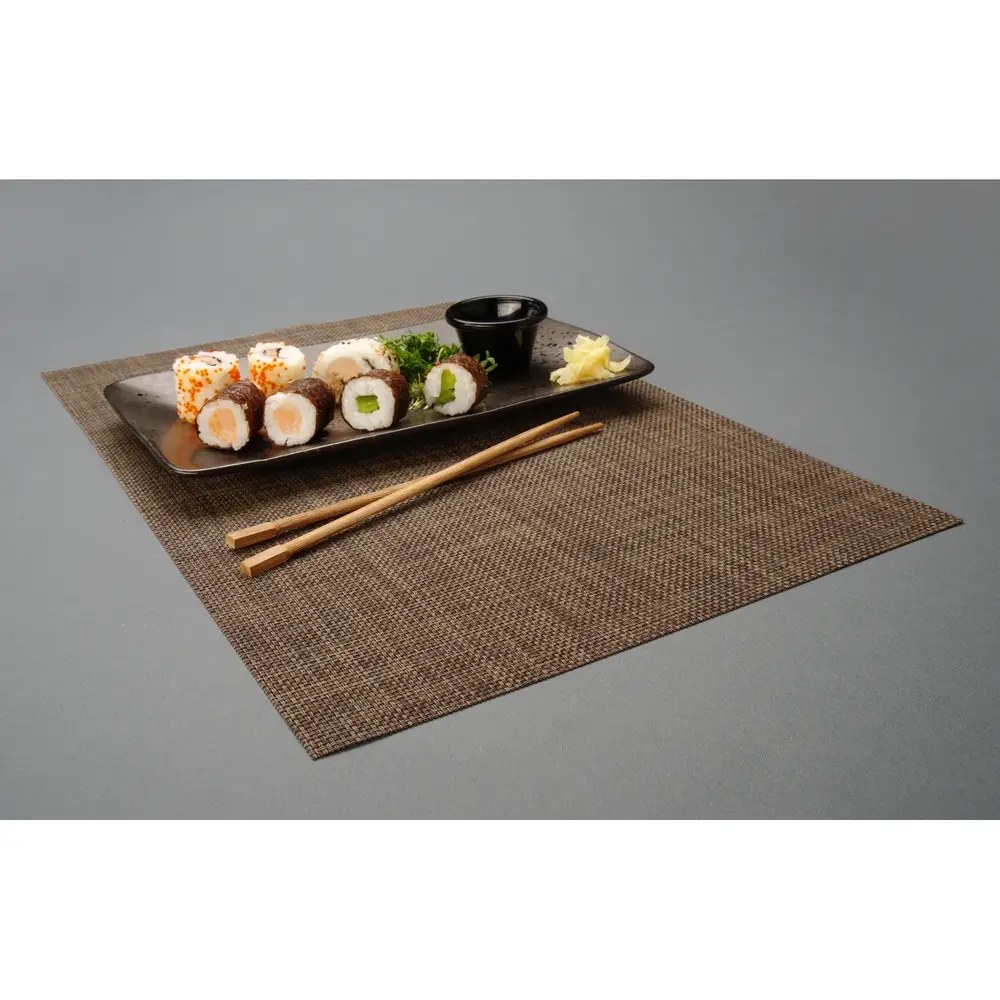 Hendi Placemats | Kunststof | Bruin | 6 Stuks | 450x300mm